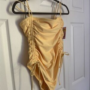 Wild Fable Light Yellow Swimsuit